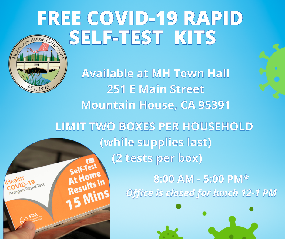 FREE COVID-19 RAPID SELF-TEST KITS