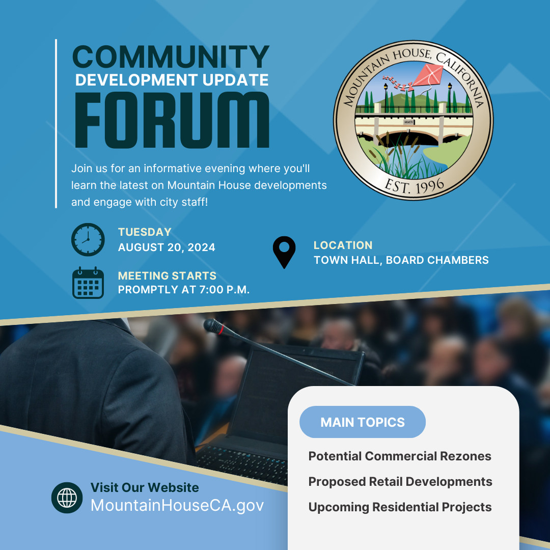 Community Forum - Aug. 20,  2024