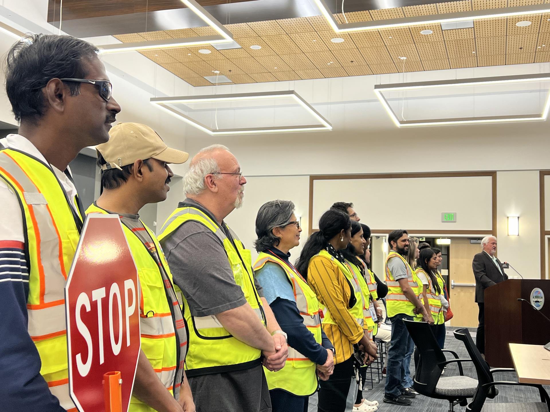 Volunteer Crossing Guards Take Oath of Appointment at Council Meeting